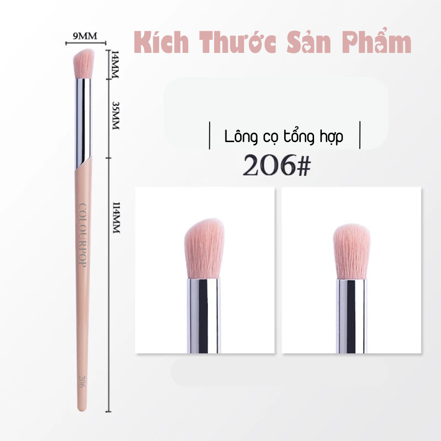 Cọ Tạo Khối Sống Mũi Đầu Tròn COLOURPOP Nose Contour Brush C206